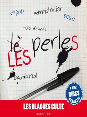 cover image of Blagues cultes spécial perles